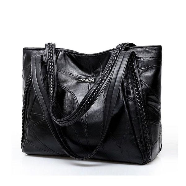 evening bags vintage large capacity pu leather shoulder for women fashion solid color black handbags female casual big tote
evening bags vintage large capacity pu leather shoulder for women fashion solid color black handbags female casual big tote