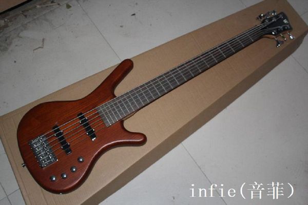 factory custom w k natural wood brown 6 string electric bass guitar with 9v battery active pickups
factory custom w k natural wood brown 6 string electric bass guitar with 9v battery active pickups