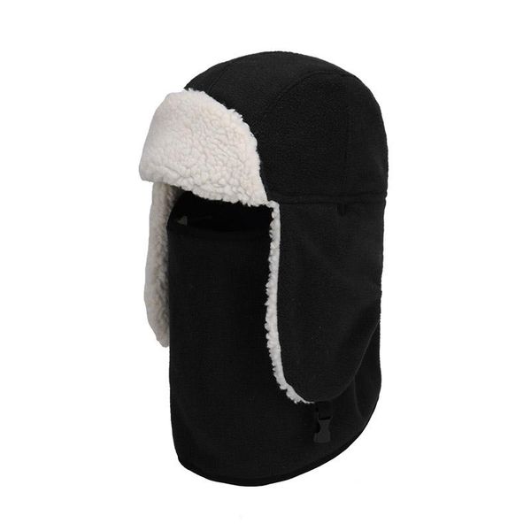 trend winter thermal bomber hats men women fashion ear protection face windproof ski cap velvet thicken couple hat cycling caps & masks, Black
trend winter thermal bomber hats men women fashion ear protection face windproof ski cap velvet thicken couple hat cycling caps & masks, Black