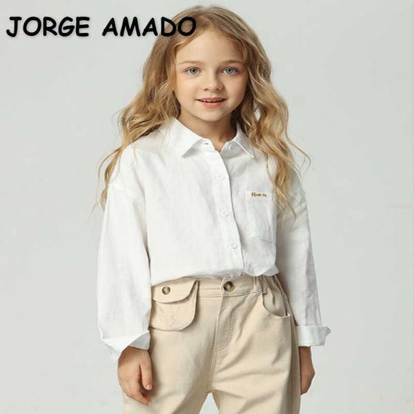 spring teenagers girls shirts solid color simple style long sleeves children clothes e8122 210610, White;black
spring teenagers girls shirts solid color simple style long sleeves children clothes e8122 210610, White;black