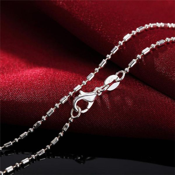 sterling silver 2mm rice bead chain necklace for women man fashion wedding engagement party charm jewelry gift chains
sterling silver 2mm rice bead chain necklace for women man fashion wedding engagement party charm jewelry gift chains