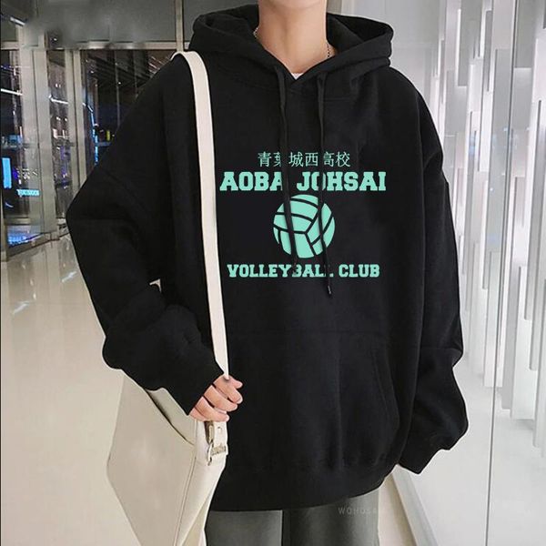 harajuku japan anime haikyuu hooded sweatshirts men cartoon aoba johsai volleyball club streetwear male oversized fashion hoodie men's, Black
harajuku japan anime haikyuu hooded sweatshirts men cartoon aoba johsai volleyball club streetwear male oversized fashion hoodie men's, Black
