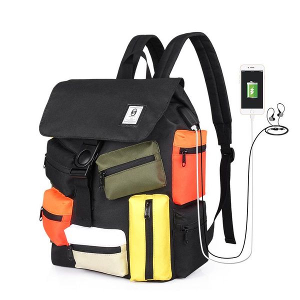 beggar style stitching contrast color backpack oxford cloth waterproof schoolbag large capacity trendy
beggar style stitching contrast color backpack oxford cloth waterproof schoolbag large capacity trendy