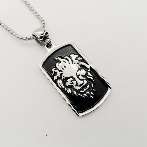 pendant necklaces men cool carving lion dog tag necklace stainless steel stylish jewelry mens hip hop, Silver
pendant necklaces men cool carving lion dog tag necklace stainless steel stylish jewelry mens hip hop, Silver