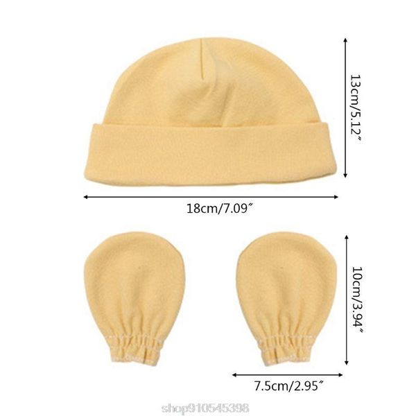 baby anti scratching cotton gloves hat set protection scratch mittens warmer cap kits infant born supply d09 20 drop caps & hats, Yellow
baby anti scratching cotton gloves hat set protection scratch mittens warmer cap kits infant born supply d09 20 drop caps & hats, Yellow