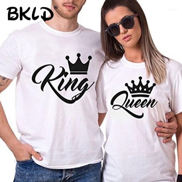 2021 summer fashion crown letters print t-shirt men women valentine shirt casual funny couples t matching1, White
2021 summer fashion crown letters print t-shirt men women valentine shirt casual funny couples t matching1, White