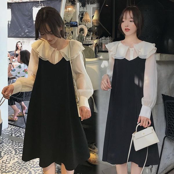 4637# blouse + dress maternity clothes 2 pcs loose stylish long sleevess pregnant women pregnancy dresses, White
4637# blouse + dress maternity clothes 2 pcs loose stylish long sleevess pregnant women pregnancy dresses, White