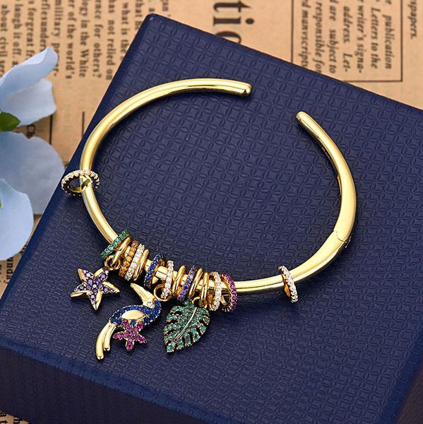 bangle flower bracelets palm tree big beaked bird multi circle charm bracelet colorful zirconia women jewelry zk35, Black
bangle flower bracelets palm tree big beaked bird multi circle charm bracelet colorful zirconia women jewelry zk35, Black