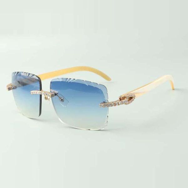 endless diamonds buffs sunglasses 3524020 with natural white buffalo horns temples and 58mm cut lens, White;black
endless diamonds buffs sunglasses 3524020 with natural white buffalo horns temples and 58mm cut lens, White;black