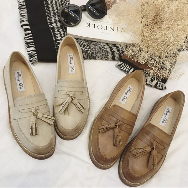 fringe leather flats women preppy oxford shoes casual slip on derby loafers college students moccasins ladies tassel espadrilles, Black
fringe leather flats women preppy oxford shoes casual slip on derby loafers college students moccasins ladies tassel espadrilles, Black