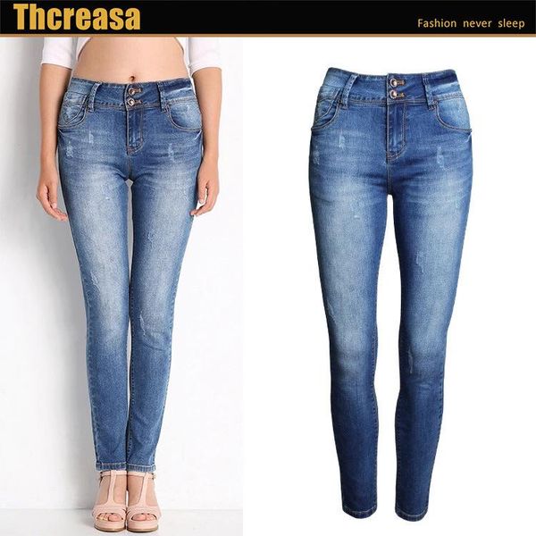and the united states in waist straight hole torn jeans trousers women cultivate morality show thin foot women's, Blue
and the united states in waist straight hole torn jeans trousers women cultivate morality show thin foot women's, Blue