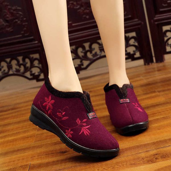 xinqing 2021 autumn and winter mother's cotton shoes with turned wool mouth warm veet anti-skid grma's, Black
xinqing 2021 autumn and winter mother's cotton shoes with turned wool mouth warm veet anti-skid grma's, Black