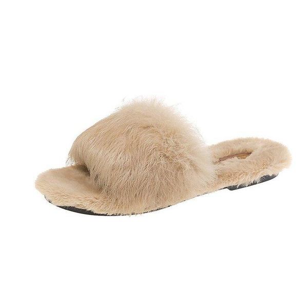 fluffy women's slippers, outer wear fashionable wild net red 2021 autumn word flat bottom casual student shoes trend slippers, Black
fluffy women's slippers, outer wear fashionable wild net red 2021 autumn word flat bottom casual student shoes trend slippers, Black