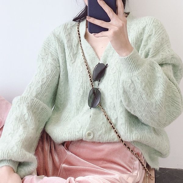 nomikuma elegant temperament long sleeve cardigan solid color v neck single breasted sweater women korean fashion 3b839 210514, White;black
nomikuma elegant temperament long sleeve cardigan solid color v neck single breasted sweater women korean fashion 3b839 210514, White;black