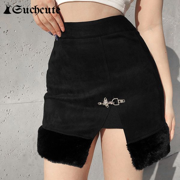 casual dresses gothic women's mini skirt with fur trim streetwear fashion ladies split modis party clubwear black saias w3jc, Black;gray
casual dresses gothic women's mini skirt with fur trim streetwear fashion ladies split modis party clubwear black saias w3jc, Black;gray