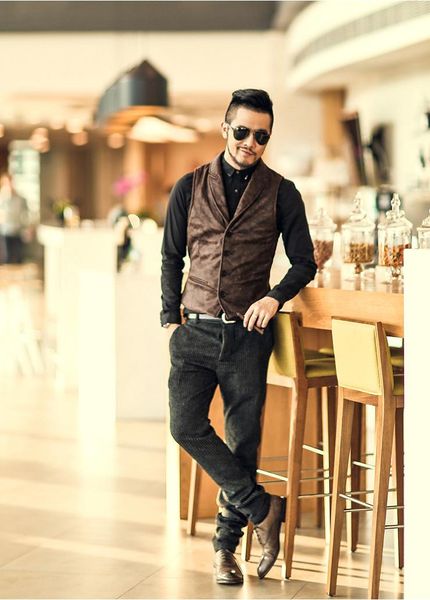 men's vests autumn vest lapel solid single breasted sleeveless pocket decor fashion male casual washable jacket, Black;white
men's vests autumn vest lapel solid single breasted sleeveless pocket decor fashion male casual washable jacket, Black;white