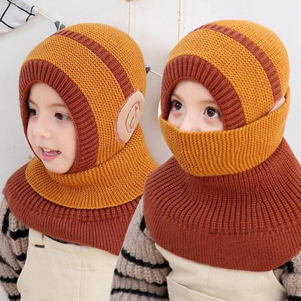 caps & hats pattern autumn and winter windproof head full face neck cover warm scarf baby knitted hat velvet lining, Yellow
caps & hats pattern autumn and winter windproof head full face neck cover warm scarf baby knitted hat velvet lining, Yellow