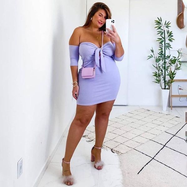 casual dresses 2021 summer european and american party wrap chest tie dress plus size women's one word ladies, Black;gray
casual dresses 2021 summer european and american party wrap chest tie dress plus size women's one word ladies, Black;gray