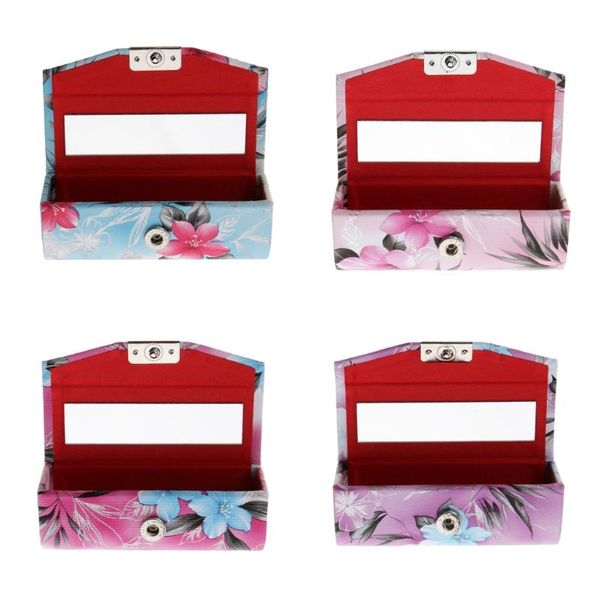 cosmetic bags & cases leather beauty women makeup lipstick lip gloss case holder mirror box
cosmetic bags & cases leather beauty women makeup lipstick lip gloss case holder mirror box