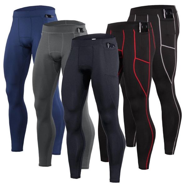 running pants compression gym leggings men sport quick dry fitness training trousers male workout -40, Black;blue
running pants compression gym leggings men sport quick dry fitness training trousers male workout -40, Black;blue
