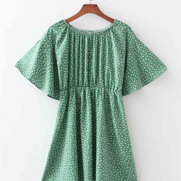 hsa summer dress oneck high waist pleated vestidos batwing sleeve green beach style floral boho 210430, Black;gray
hsa summer dress oneck high waist pleated vestidos batwing sleeve green beach style floral boho 210430, Black;gray