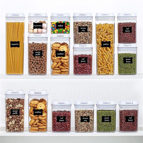 storage bottles & jars 5pcs plastic food container for bulk cereals box sealed refrigerator multigrain tank kitchen organizer
storage bottles & jars 5pcs plastic food container for bulk cereals box sealed refrigerator multigrain tank kitchen organizer