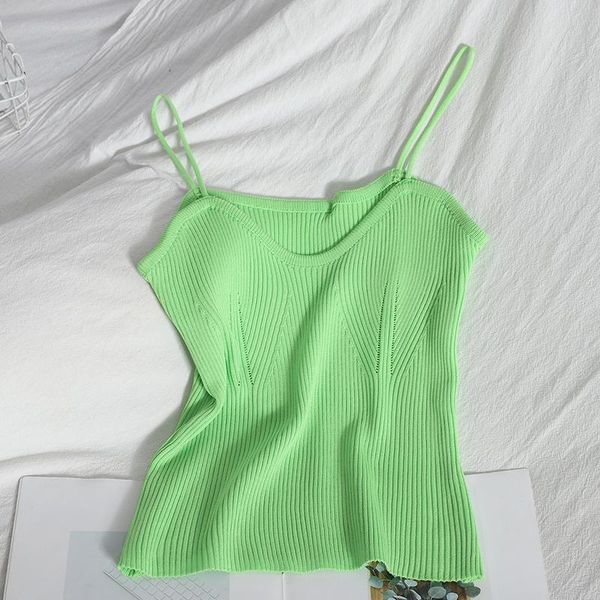 women's tanks & camis heliar women knitted crop spaghetti strap female cute backless solid tnak for soft girls, White
women's tanks & camis heliar women knitted crop spaghetti strap female cute backless solid tnak for soft girls, White