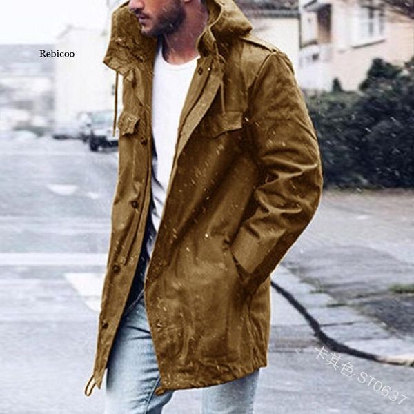 men's trench coats hooded windbreaker spring fashion large size long jacket slim fit zipper belt british style, Tan;black
men's trench coats hooded windbreaker spring fashion large size long jacket slim fit zipper belt british style, Tan;black