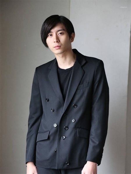men's suits & blazers spring lapel solid color multi-button design fashion deconstruction casual style suit loose gentleman's clot, White;black
men's suits & blazers spring lapel solid color multi-button design fashion deconstruction casual style suit loose gentleman's clot, White;black