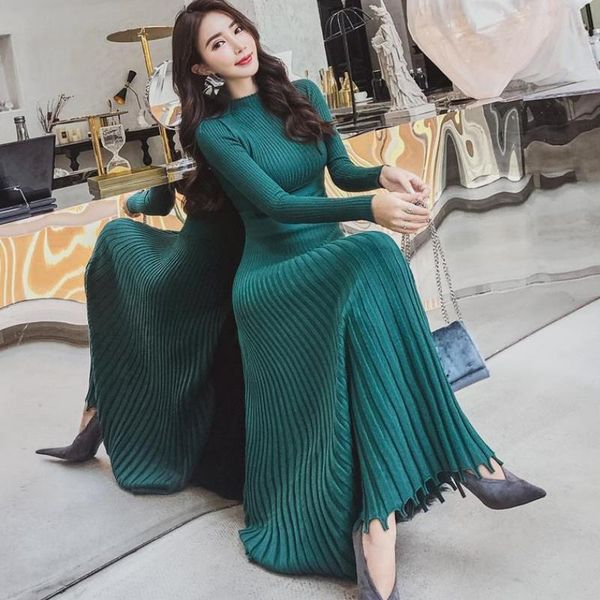 casual dresses elegant ladies thick knitted sweater dress 2021 autumn and winter pleated bottoming women's a-line, Black;gray
casual dresses elegant ladies thick knitted sweater dress 2021 autumn and winter pleated bottoming women's a-line, Black;gray
