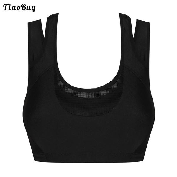 women breathable yoga bra net u neck double shoulder straps detachable pads racer back elastic underband running gym sports outfit
women breathable yoga bra net u neck double shoulder straps detachable pads racer back elastic underband running gym sports outfit