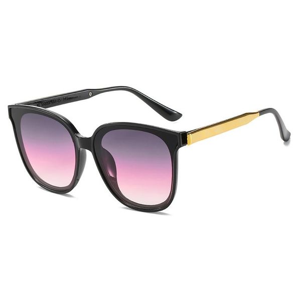 brand designer cat eye women sunglasses female gradient points sun glasses big oculos feminino de sol uv400, White;black