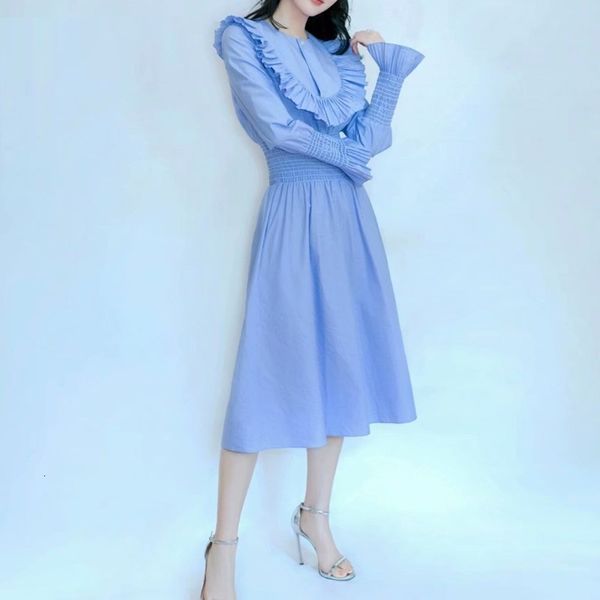 capris korean fashion 2021 summer preppy ladies ruffle patchwork long sleeve solid blue vintage woman vestidos, Black;gray
capris korean fashion 2021 summer preppy ladies ruffle patchwork long sleeve solid blue vintage woman vestidos, Black;gray