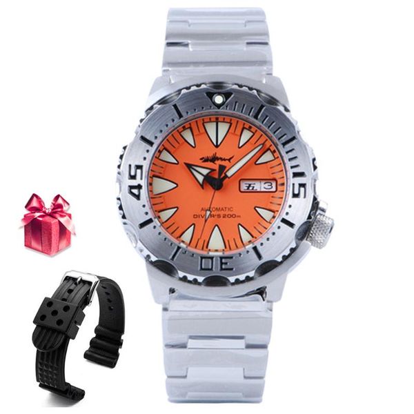 wristwatches heimdallr men luminous dial 200m water resistant black pvd nh36 automatic mechanical watch sharkey vintage monster diving, Slivery;brown
wristwatches heimdallr men luminous dial 200m water resistant black pvd nh36 automatic mechanical watch sharkey vintage monster diving, Slivery;brown