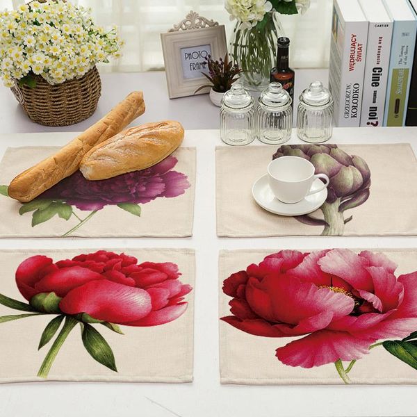 mats & pads 1pcs flower pattern placemat dining table mat drink cotton linen bowl cup 42*32cm kitchen accessories mp0023
mats & pads 1pcs flower pattern placemat dining table mat drink cotton linen bowl cup 42*32cm kitchen accessories mp0023