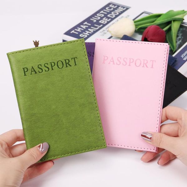 card holders 1pc fashion pu women passport holder couple models girls travel cover case man, Brown;gray
card holders 1pc fashion pu women passport holder couple models girls travel cover case man, Brown;gray