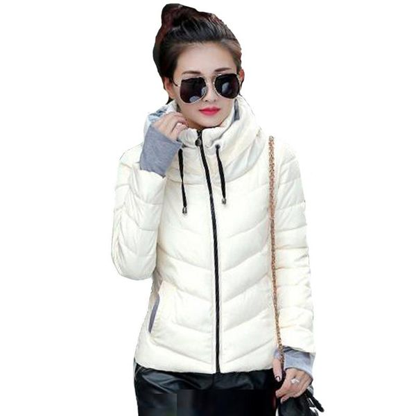 women's jackets autumn winter short jacket women parkas outerwear solid hooded coats female slim cotton padded basic chaqueta mujer, Black;brown
women's jackets autumn winter short jacket women parkas outerwear solid hooded coats female slim cotton padded basic chaqueta mujer, Black;brown