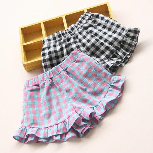 shorts for girls kids thin plaid ruffle pants children's clothing baby summer casual clothes elastic waist cotton culottes, Black
shorts for girls kids thin plaid ruffle pants children's clothing baby summer casual clothes elastic waist cotton culottes, Black