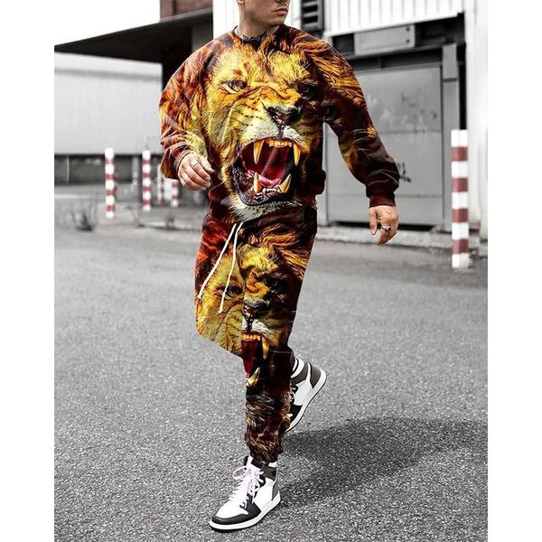 3d printing men's tiger picture casual wear suit long sleeve trousers comfortable slim fit fashion fit daily travel street style workou, Gray
3d printing men's tiger picture casual wear suit long sleeve trousers comfortable slim fit fashion fit daily travel street style workou, Gray