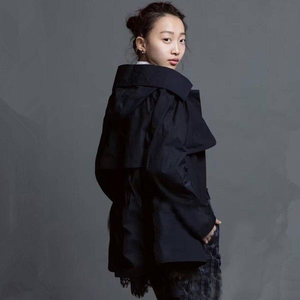 women's jackets professional amashite wear spring and winter 2021 loose slim hooded windbreaker jacket for women, Black;brown
women's jackets professional amashite wear spring and winter 2021 loose slim hooded windbreaker jacket for women, Black;brown