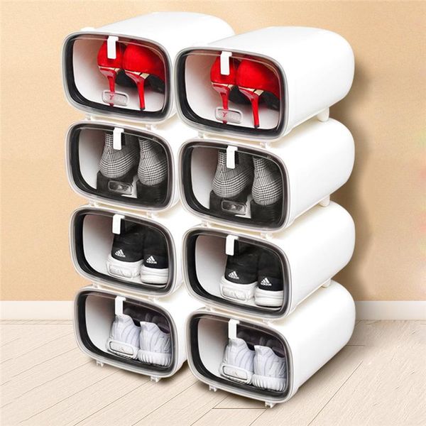 2pc/set transparent shoe box sealed storage thickened dustproof shoes organizer superimposed combination cabinet clothing & wardrobe
2pc/set transparent shoe box sealed storage thickened dustproof shoes organizer superimposed combination cabinet clothing & wardrobe