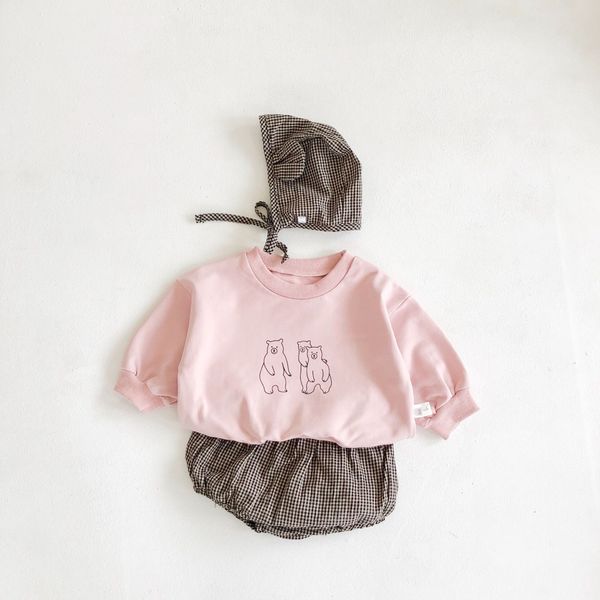 autumn newborn girl cotton set infant baby girl clothes cartoon bear print long sleeve sweatshirt +short+hat 3pcs baby suit, Camo
autumn newborn girl cotton set infant baby girl clothes cartoon bear print long sleeve sweatshirt +short+hat 3pcs baby suit, Camo
