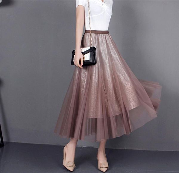 elegant young girl skirt mesh high waist skirts women gradient bright silk gauze, Black
elegant young girl skirt mesh high waist skirts women gradient bright silk gauze, Black