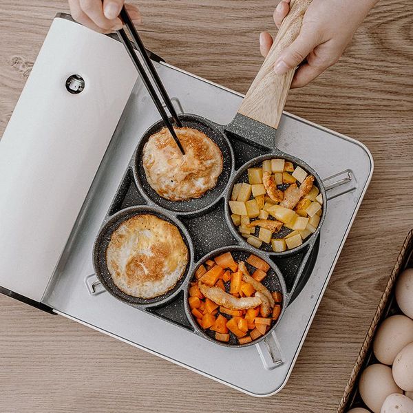 pans 2/4 hole frying pot thickened omelet pan black non-stick egg steak ham pancake wooden handle kitchen cooking breakfast maker
pans 2/4 hole frying pot thickened omelet pan black non-stick egg steak ham pancake wooden handle kitchen cooking breakfast maker