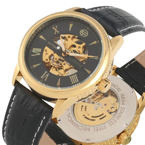 luxury automatic-self-wind mechanical watch practical roman numerals hollow out dial business clock male gifts wristwatches, Slivery;brown
luxury automatic-self-wind mechanical watch practical roman numerals hollow out dial business clock male gifts wristwatches, Slivery;brown