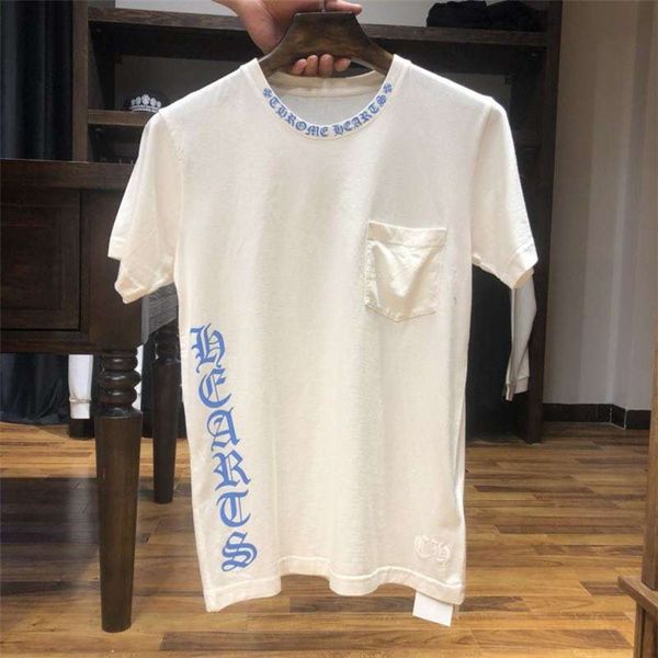 hearts trendy chrome croxin neckline blue letter sanskrit print short sleeve t-shirt, White
hearts trendy chrome croxin neckline blue letter sanskrit print short sleeve t-shirt, White
