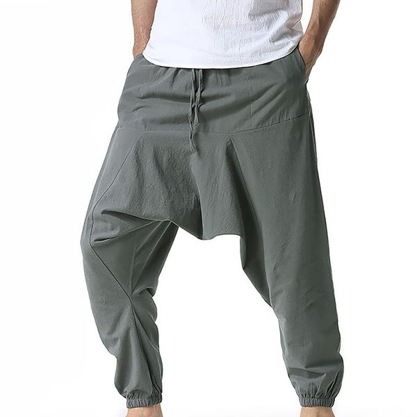 fashion men spring summer japanese solid colors large size cotton linen drawstring casual long harem pants pantalones hombre#g3 men's, Black
fashion men spring summer japanese solid colors large size cotton linen drawstring casual long harem pants pantalones hombre#g3 men's, Black
