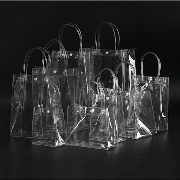 gift wrap 20pcs/lot transparent soft pvc tote packaging bags with hand loop, clear plastic handbag, cosmetic bag
gift wrap 20pcs/lot transparent soft pvc tote packaging bags with hand loop, clear plastic handbag, cosmetic bag