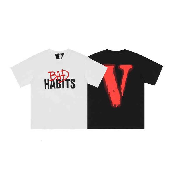 and spring summer fashion back large v print hip hop men's women's loose short sleeve t-shirt, Black
and spring summer fashion back large v print hip hop men's women's loose short sleeve t-shirt, Black
