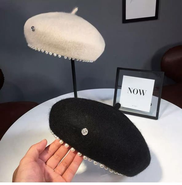 berets small fragrance beret women's fall/winter woolen pearl bud cap octagonal british painter hat women winter hats, Blue;gray
berets small fragrance beret women's fall/winter woolen pearl bud cap octagonal british painter hat women winter hats, Blue;gray